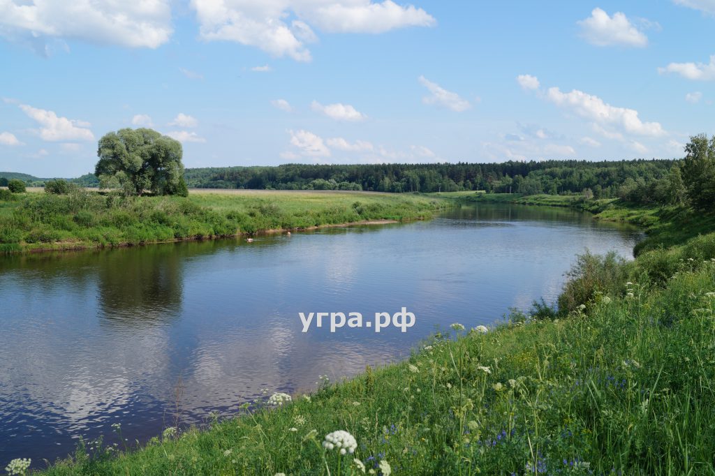 деревня Миленки река Угра