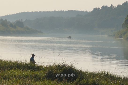 Летние фото рыбаков на реке Угра. Рыбалка река Угра приносит много удовольствия рыбакам, своими уловами.