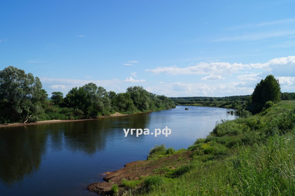 деревня Староскаковское фото река Угра