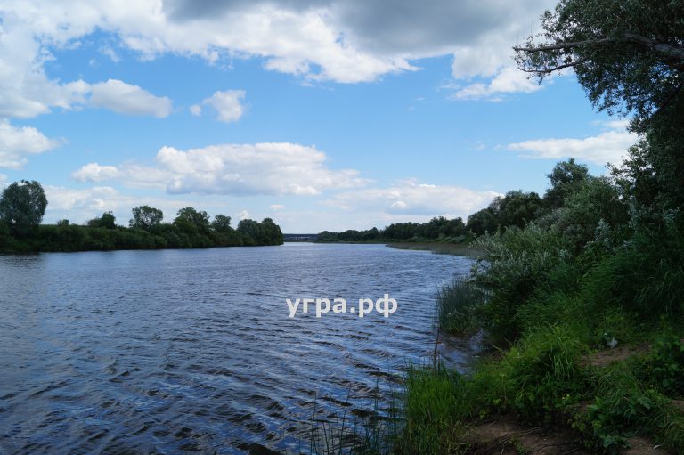 река Угра деревня Камельгино